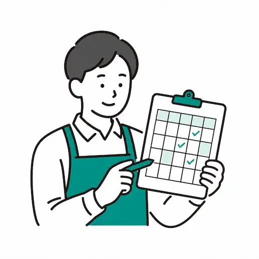 シフトを作る人のイメージ